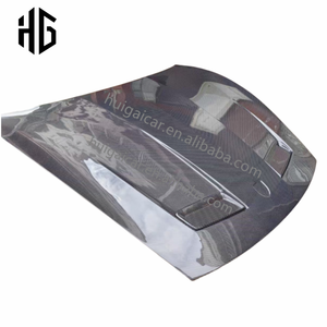 Yüksek parlak karbon Fiber motor kaputu için 2020 Porsche Taycan 4S Turbo araba motoru kaput ön kaput otomobil parçaları - Product Image 6