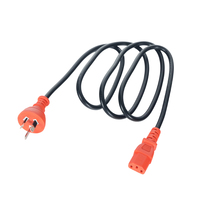 Câble d'alimentation pour ordinateur portable 250V 10A 3 broches IEC C13 certifié SAA, norme australienne, pour appareils électroménagers