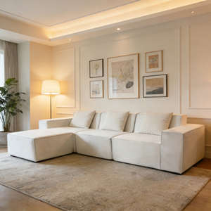 Juegos de Muebles para Sala de Estar al por Mayor, Sofá Combinado en Forma de L, Sofá Modular Comprimido sin Estructura, Personalizable - Product Image 2