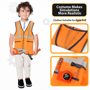 子供のためのドレスアップ & その他のふり遊び & 就学前のおもちゃ、ツールおもちゃセット、おもちゃツールセットおもちゃ - Product Image 5