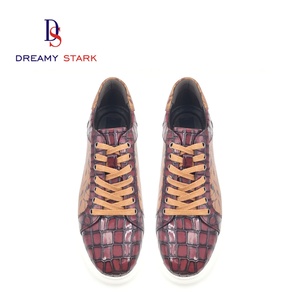 Chaussures en cuir véritable personnalisées, souples et légères, pour le bureau et la carrière, à lacets, sportives, élégantes, confortables pour l'automne, design texturé. - Product Image 4