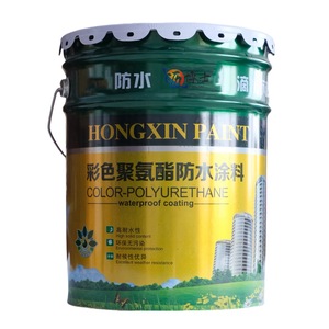 Revêtement imperméable liquide en polyuréthane à base d'huile à forte résistance à l'abrasion, matériaux imperméables pour toits métalliques, <span class=keywords><strong>étanchéité</strong></span> des toits plats - Product Image 1