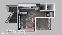Quiosco Modular de 3 Niveles para Centro Comercial o Uso Comercial en la Calle, con Balcón, Escaleras y Diseño Personalizado con Estructura de Acero