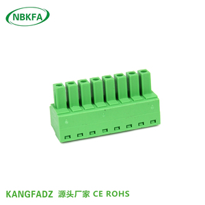 Konektor PCB Seats3.81mm Pitch pria dan wanita KF15EDGRC-3.81/3.5 dengan basis betina Pin bengkok KF15EDGK - Product Image 4