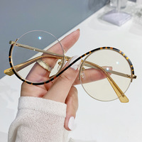 2024 nouveau Design cadre optique lunettes d'ordinateur rondes anti lumière bleue dernière conception de cadre optique lunettes montures de lunettes