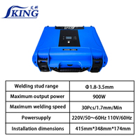 IKING IKBC-900W Soudeuse à clous isolante portable sans fil rechargeable – Fournisseur de technologie de pointe
