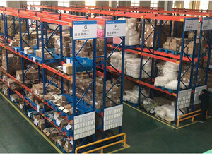 헤비듀티 팔레트 랙 두꺼운 크로스 빔 레이어 메쉬 대형 창고 보드 냉장고 고위 산업용 보관 랙 - Product Image 5