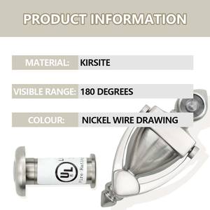 Aldaba <span class=keywords><strong>de</strong></span> puerta <span class=keywords><strong>de</strong></span> níquel Baolai con visor <span class=keywords><strong>de</strong></span> puerta a prueba <span class=keywords><strong>de</strong></span> fuego listado por UL, altura <span class=keywords><strong>de</strong></span> 5 pulgadas (5 "<span class=keywords><strong>de</strong></span> altura, níquel) - Product Image 5