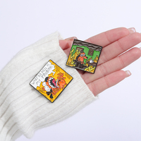 Il ne s'agit pas de broches en émail fin de dessin animé chien Animal broches de revers épingle à dos vêtements bijoux accessoires Badge vente en gros broches