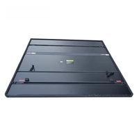 Couverture de benne rigide pliable en alliage d'aluminium, ensemble complet avec fixation par vis pour Tacoma, couverture de benne universelle
