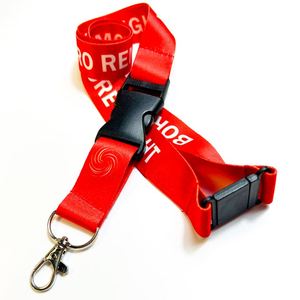 Promotional Phone Id Card Printed Nylon Neck <b>Ribbon</b> Anime Wrist Strap Polyester With Logo Custom Lanyard - Product Image 4