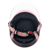 Nouveau casque de moto demi-visage AXK ABS Protection contre les chocs Protection de la tête Sécurité Garantie de 1 an gratuite Emballage personnalisé avec logo