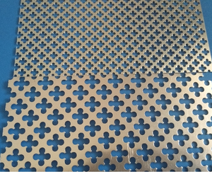 Cloverleaf Aluminum Perforated Metal Sheets (Plain Weave) for Radiator Covers-<b>Welding</b> Cutting & Bending Services - Product Image 2
