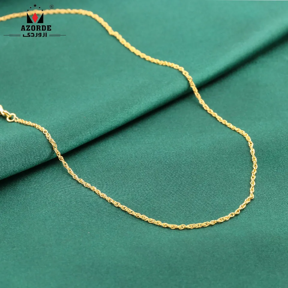 ROMOOZ-Conjunto de joyería de Dubái puro grueso para mujer, collar de oro chapado auténtico de 24k de alta calidad