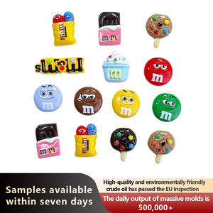 Zili Flatback resina charm Kawaii Cartoon Candy serie Festival decorazione per telefono accessori per decorazione scarpe - Product Image 3