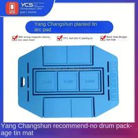 Base magnétique universelle YCS pour tampon de soudure en étain, tampon en silicone, pochoir BGA pour la soudure de puces CPU de téléphones portables, outils de reballage BGA