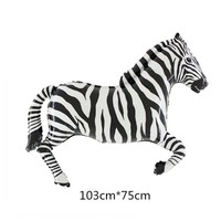 Vente en gros de ballons en aluminium de zoo de dessins animés renard tigre lion girafe cheval ours léopard raton laveur girafe ballons en aluminium pour décoration de fête