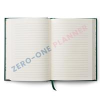 Cuaderno planificador diario impresión personalizada encuadernado con tapa dura bordado floral Flor de lujo personalizado