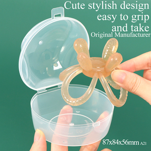 SUNSHING Boîte de rangement en silicone pour protège-mamelons, étui de transport pour protège-mamelons, conteneur pour protège-mamelons d'allaitement, boîte de rangement pour mamelons - Product Image 3