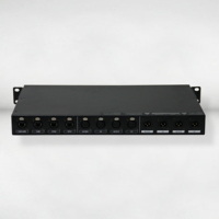 ST Active 4CH Audio Network Bridge Model ST-0801 1U Rack Mount Stage Box dengan Input Output XLR, Ethernet, dan CAN Link