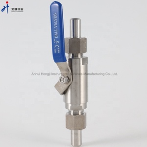Bille en acier inoxydable avec filetage NPT mâle pour gaz, haute performance HJQ21F, vente en gros - Product Image 5