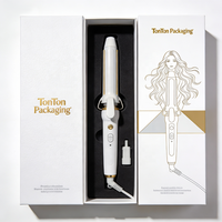 Boîte magnétique personnalisée et boîte cadeau noire pour nettoyant visage, produits de soins personnels, fermeture magnétique en papier