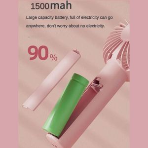 2024 New Arrivals <b>Usb</b> Rechargeable Portable With Phone Holder for Outdoor Handheld <b>Mini</b> <b>Fan</b> - Product Image 5