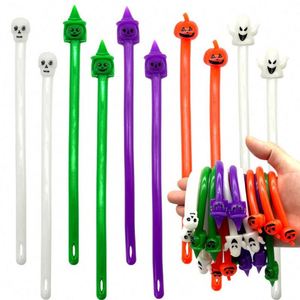 Novedad Popular de Halloween 2025: Pulsera de Descompresión con Diseño de Bruja, Calabaza y Murciélago, Juguetes de Cuerda para Apretar para Niños - Product Image 1