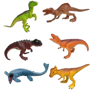 Les modèles d'animaux simulés les plus vendus de Yongli, ensembles de jouets solides pour enfants, vente en gros de petits mosasaures et d'allosaures. - Product Image 4