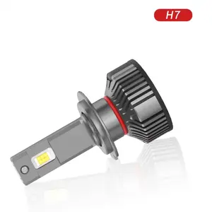 Lâmpada LED H7 de alta qualidade para farol, luz azul 6000K, compatível com Hyundai Changan, Sonata Faw, Ford, Honda, Audi, Nissan, Corolla A6