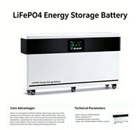 Batería de Litio de 51.2V 600Ah 30kWh, Sistema de Almacenamiento de Energía Doméstico Tipo Split, Batería Byd Lifepo4 para Emergencias en el Hogar