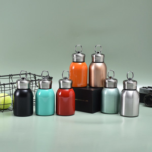 Nuevo Estilo Little Fatty, Termo de Acero Inoxidable 304, Taza Portátil de Gran Capacidad, Mini Taza de Bolsillo para Exteriores, Diseño Moderno y Simple - Product Image 4