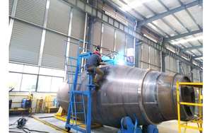 Station de soudage automatique intelligente de robot de réservoir pour la taille de réservoir OD 600-1200mm - Product Image 3