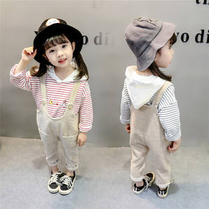 ชุดเสื้อผ้าเด็กออนไลน์จากจีน กางเกงขายาว ชุดจั๊มสูทแขนกุด เสื้อยืดพิมพ์ลายสำหรับเด็กผู้หญิง ผลิตภัณฑ์จากจีน - Product Image 3