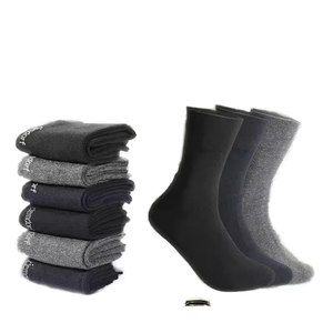 Wholesale Customized Paris Logo Autumn Knitted Cuff Men Crew <b>Socks</b> High Quality Anti Slip Grip Soccer Football <b>Socks</b> - Product Image 1