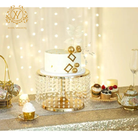 Décoration de mariage pour hôtel, assiette à dessert en acrylique, table à gâteaux, scène de mariage, restaurant, ensemble de supports à gâteaux en métal et cristal