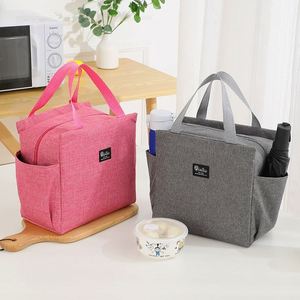Sac à lunch isotherme Bixitas avec doublure en PEVA et fermeture à glissière, grande capacité, sac fourre-tout imperméable pour adultes, bureau et pique-nique - Product Image 4