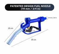 Pompe à huile submersible 12V/24V petite, couleur or, pour transfert de diesel 85W avec kit pistolet de transfert et tuyau de 2m, diamètre OEM 51mm