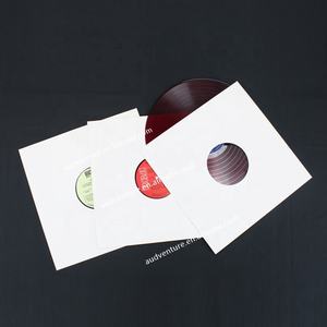 10 fundas de discos de vinilo de 12 pulgadas, chaqueta de álbum de registro de cartón <span class=keywords><strong>LP</strong></span> 400gsm de peso pesado con agujero - Product Image 1