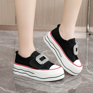 LYKU 2026 Zapatillas Deportivas Casuales Blancas para Mujer, con Suela Gruesa, Transpirables, Ligeras, Estilo Plataforma, Tendencia de Moda Otoño - Product Image 4