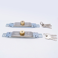 Serrure à cylindre en laiton haute résistance pour volet roulant, galvanisée, antivol, fixation centrale pour kits complets de magasins et entrepôts épais