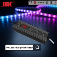 Alimentation électrique pour bandes LED simples en aluminium de haute qualité IP67 12V/24V 120W SMPS CE & RoHS pour entrée 110-220V, efficacité 88%