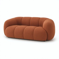 Canapé Moderne en Tissu à Compression en Forme de Citrouille pour Salons et Espaces Hôteliers