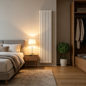 Radiador <span class=keywords><strong>de</strong></span> Calefacción Central Hidrónico <span class=keywords><strong>de</strong></span> Acero Suave, <span class=keywords><strong>de</strong></span> Diseño Moderno, Ahorro <span class=keywords><strong>de</strong></span> Energía, <span class=keywords><strong>de</strong></span> Columna Doble Vertical Alta y Rectangular, para Montaje en Pared - Product Image 3