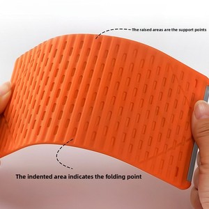 Soporte Flexible <span class=keywords><strong>de</strong></span> Silicona para Teléfono, Soporte Multifuncional Plegable Tipo Tarjeta, Organizador <span class=keywords><strong>de</strong></span> Escritorio Ajustable y Plegable para Celular, Manos Libres - Product Image 5