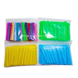 Materiali elastici ortodontici per l'igiene orale elastici elastici per legatura della catena di alimentazione - Product Image 1