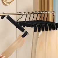 Porte-pantalon personnalisé multi-niveaux antidérapant, organisateur de rangement gain de place pour pantalons, jeans et jupes - Vente chaude