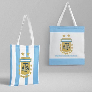 Borsa Personalizzata 2026 in Tela di Cotone Riciclabile per la Coppa del Mondo di Calcio, Borsa Ecologica Riutilizzabile per Tifosi, Regalo - Product Image 2