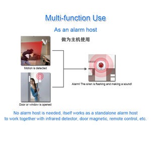 Tuya Smart Home Wifi Blitzs irene <span class=keywords><strong>Alarm</strong></span> 110dB Lautsprecher Indoor <span class=keywords><strong>Wireless</strong></span> 433MHz Sirene Sicherheits alarme für Tuya <span class=keywords><strong>GSM</strong></span> Alarmsystem - Product Image 6