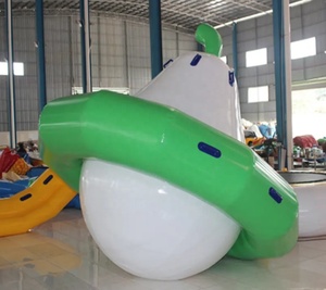 Jeux gyroscopiques gonflables en forme de <span class=keywords><strong>poire</strong></span> jeu de sport à dôme à bascule pour adultes balançoire à bascule extérieure pour les sports nautiques d'été - Product Image 3